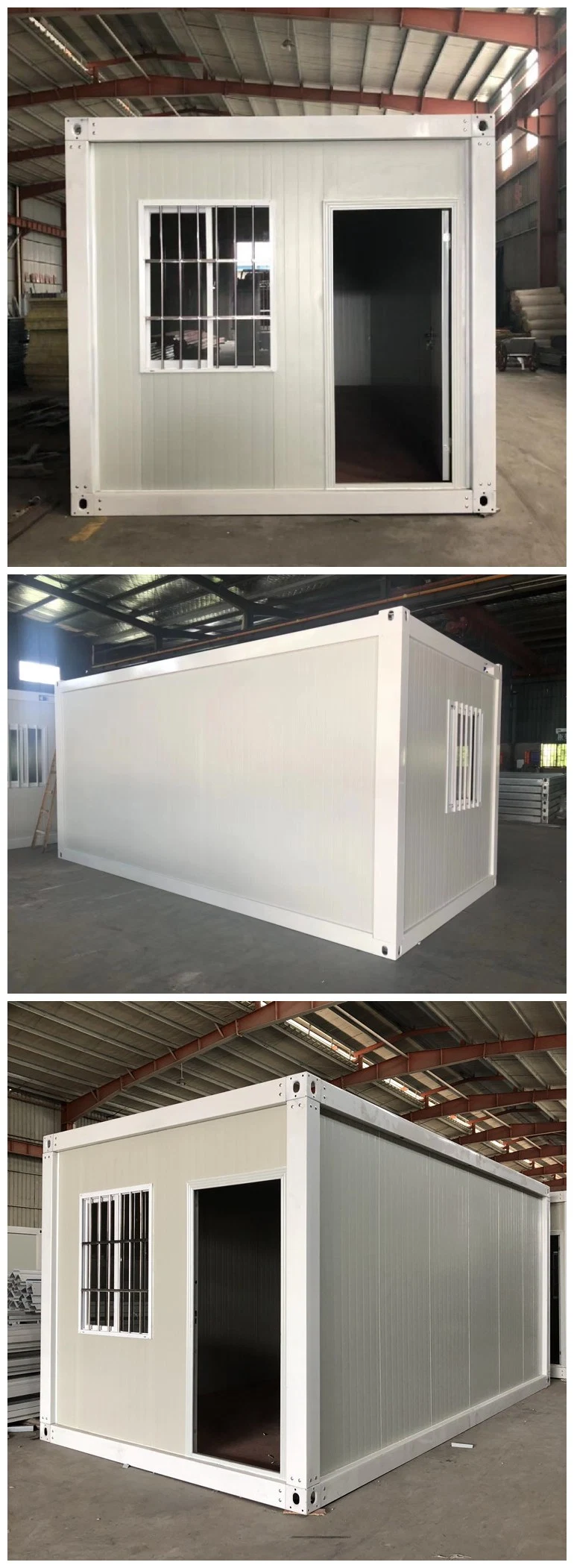 Factory Direct Sales Prefabricated Steel Structure Flat Pack Container Dormitory Simple School