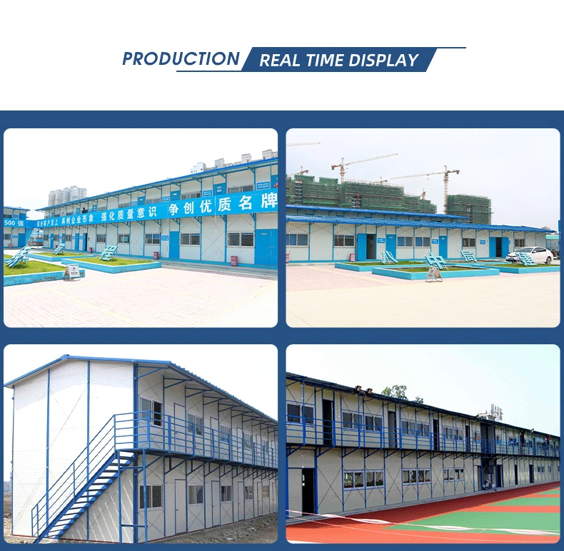 Steel Structure+Sandwich Panel Labor Camp Low Cost House Prefab Home