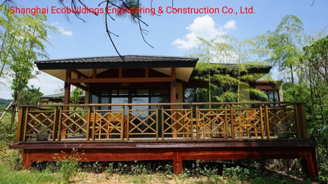 Free Design Light Steel Structure Prefab Steel House Resort Hotel Withstand Strong Winds