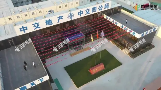 Zhongyu Custom Flat Pack Steel Structure Self Assembly Temporary Residential Mobile Prefab House Prefabricated House Container House China 