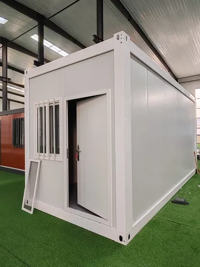 20FT Foldable Container Office Sandwich Panel Prefab Folding Mobile Home 