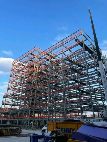 Low Cost Steel Structure Beam Building Workshop Shed Column Beam Warehouse Building Steel Structure School in China 