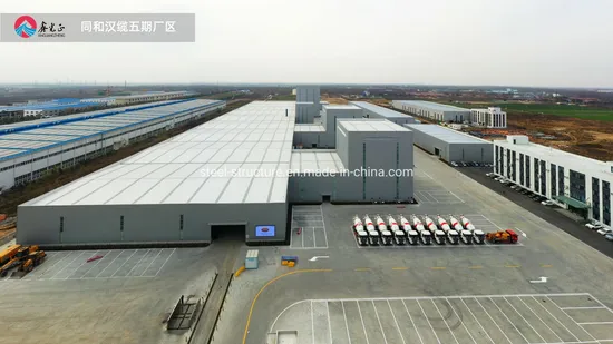 Prefabricated Concrete Processing Plant Steel Structure Workshop Shed 