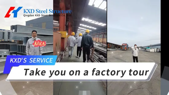 Light Steel Structure for Prefabricated Metal Customized Construction Factory Portal Frame Processing Workshop Building 