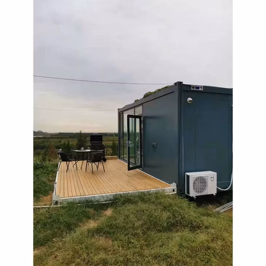 China 20/40FT Expandable Prefabricated Modular Steel Structure Portable Tiny Home Caravan Construction Villa Camp House Prefab Mobile Shipping Container House