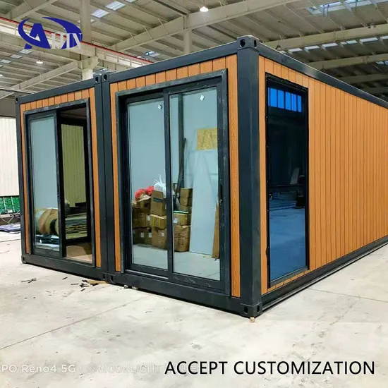 Hot Sale Modern Prefab Bolted Prefabricated Buildings Bolted Container Homes Use Steel Sandwich Panel Material for Shops 