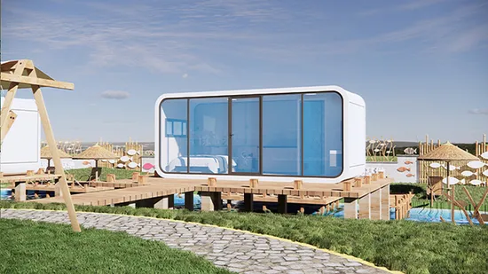 Prefab Modular Camper Portable Trailer Mobile Tiny Home Mobile Trailer Small Mobile Homes 