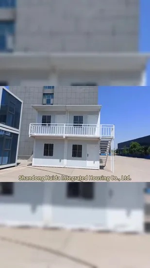 Sandwich EPS or Rock Wool Panels Casa Prefab Foldable Tiny Home for Workers 