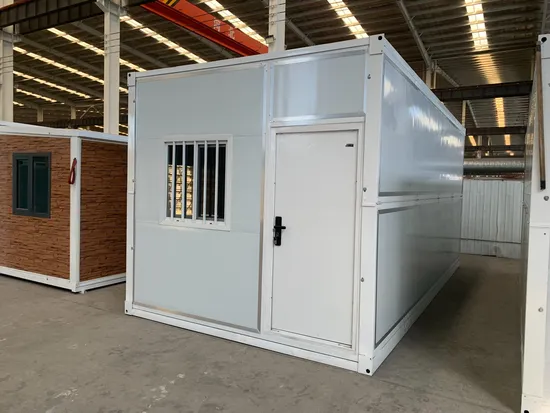 20FT Foldable Container Office Sandwich Panel Prefab Folding Mobile Home Dormitory 