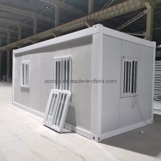 High Quality Rock Wool Sandwich Panel Flat Pack 40FT Prefab Container Homes