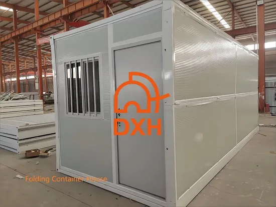 Sandwich Panel Dormitories Dxh 20FT Folding Prefab Container Homes for Sale 