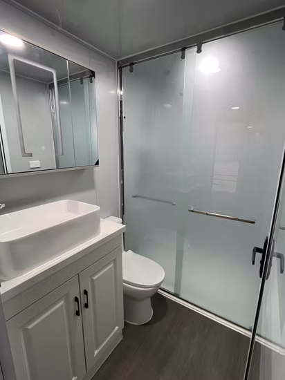 2022 20FT Modular Tiny Luxury Modern Prefabricated Portable Fully Furnished Light Shipping Living Mobile Movable Wooden Prefab Steel Flat Pack Container House
